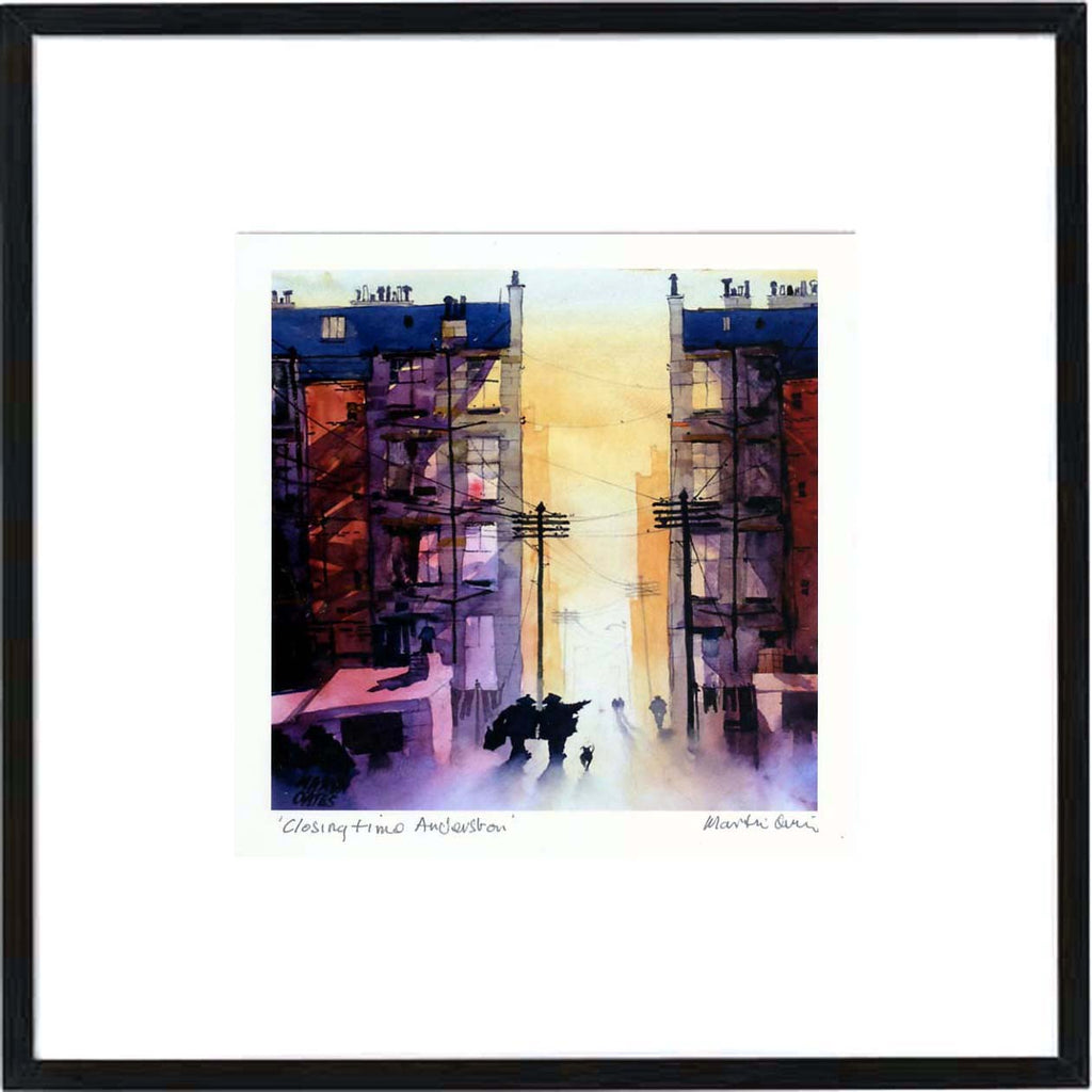 Closing Time Anderston Framed Print