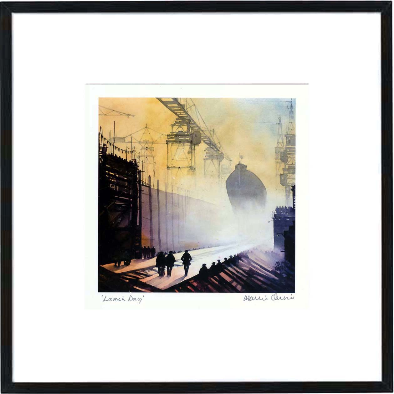 Launch Day Framed Print