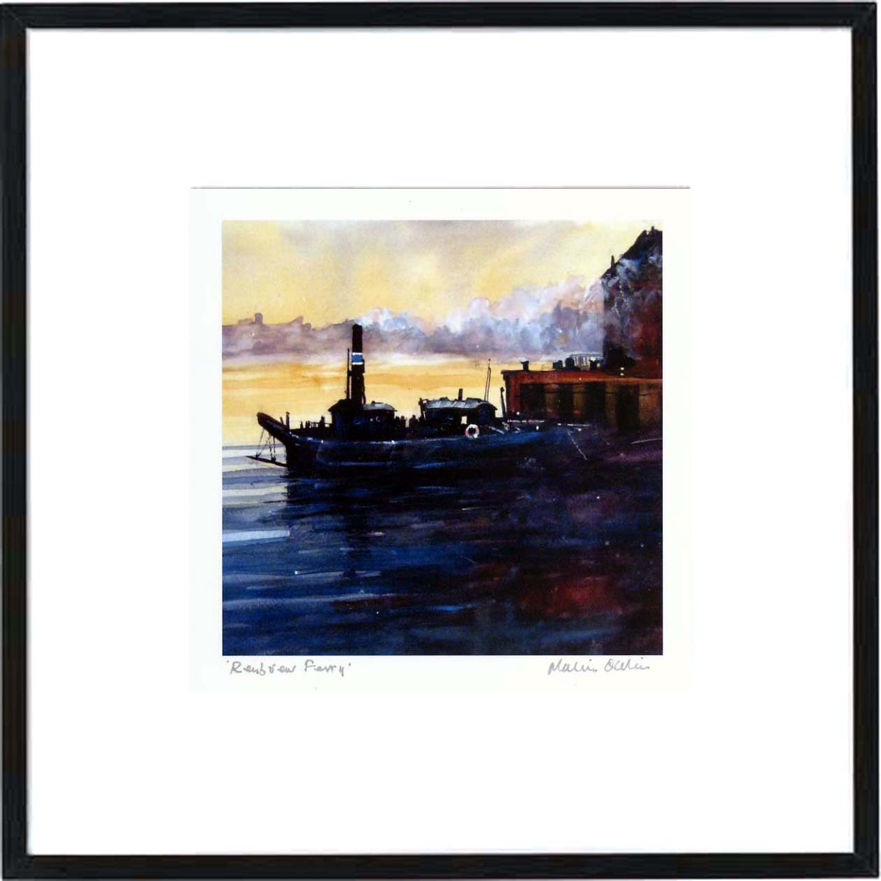 Renfrew Ferry Framed Print