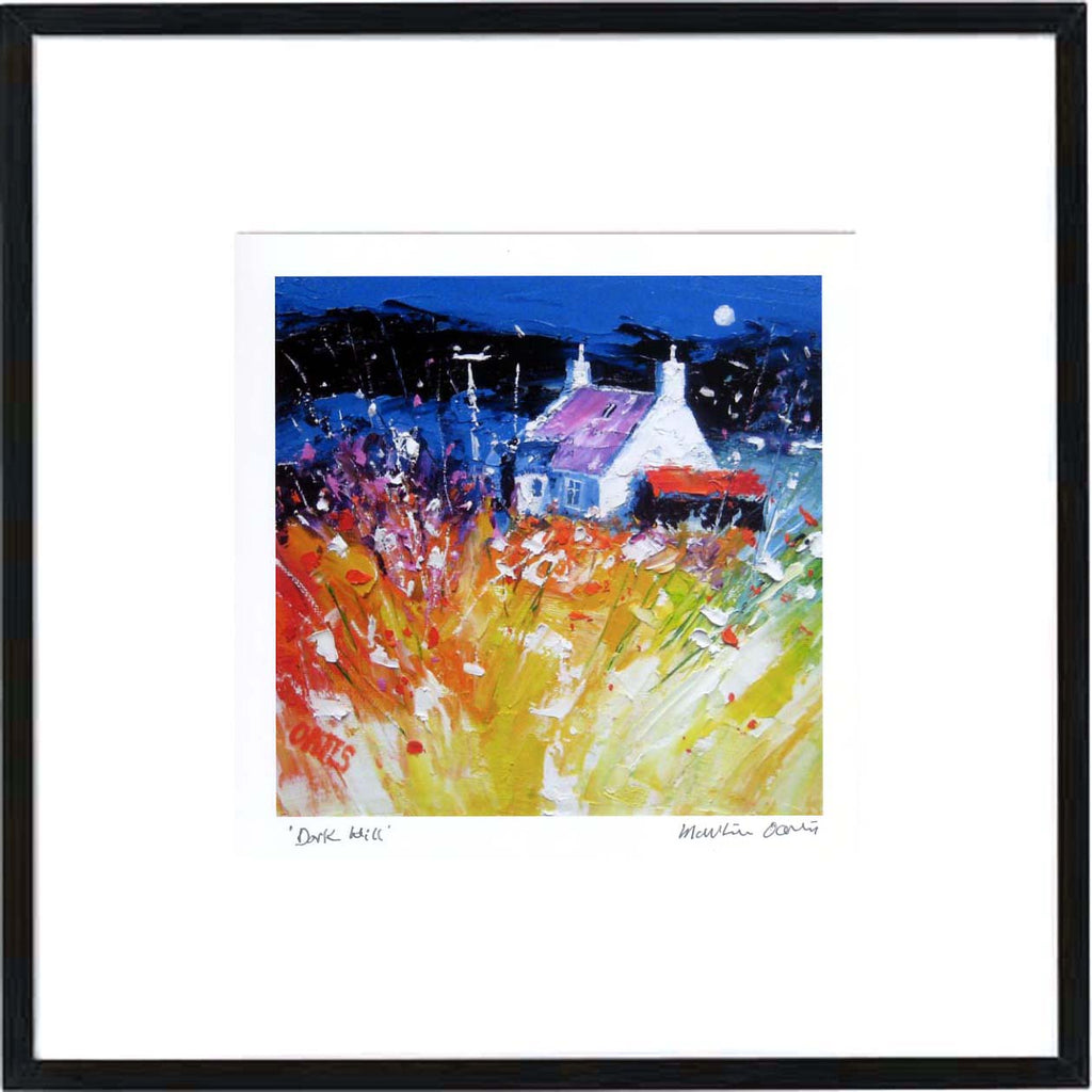 Dark Hill Framed Print
