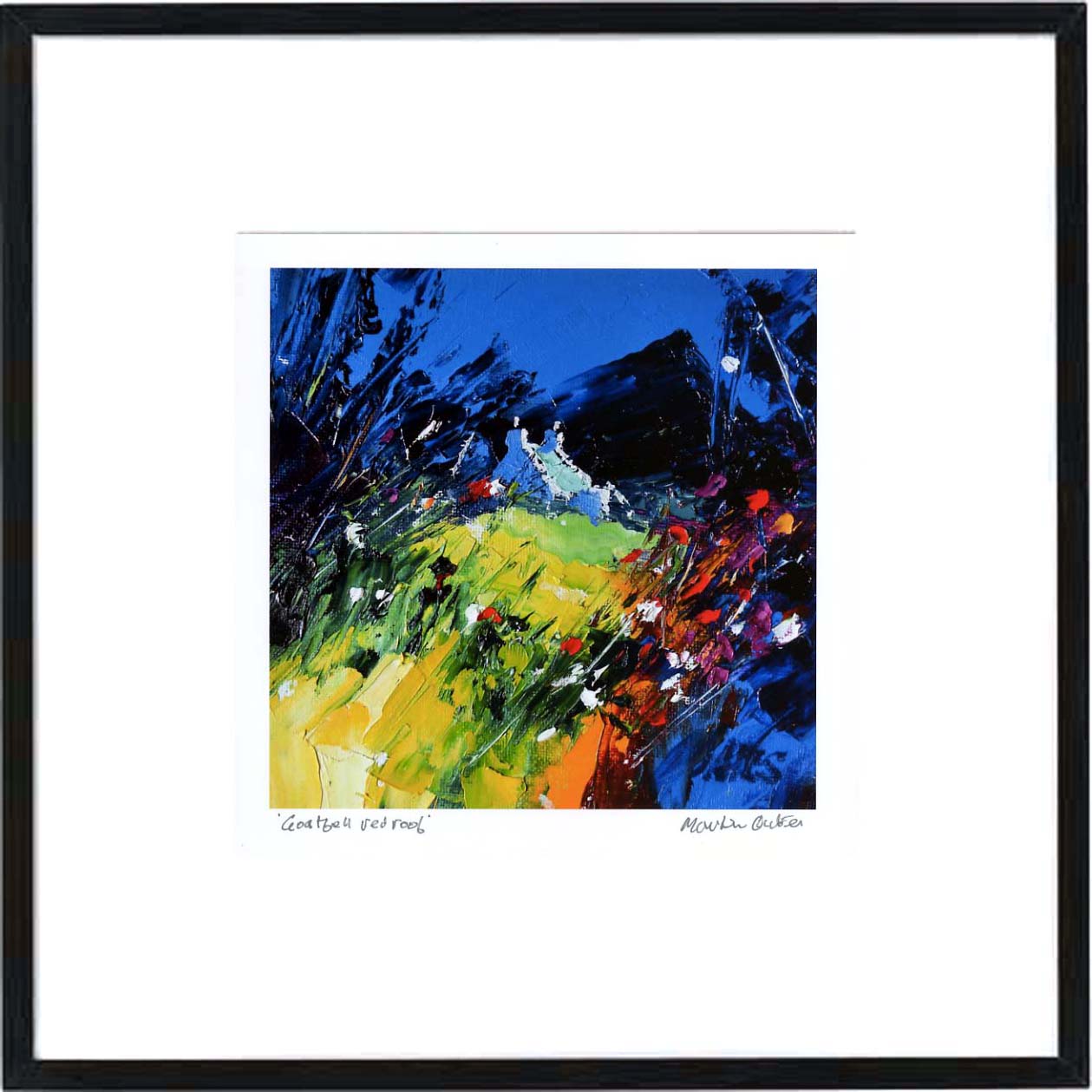 Goatfell Red Roof Framed Print