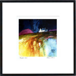 Purple Hill Framed Print