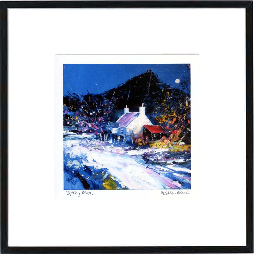 Spring Moon Framed Print