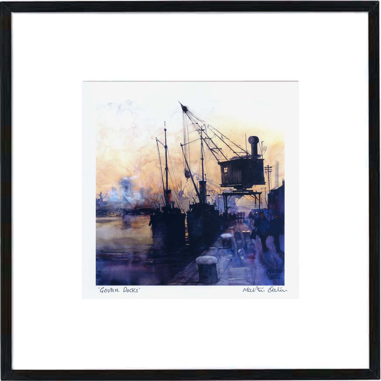 Govan Docks Framed Print